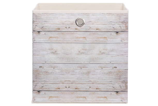 Úložný box Wood 1, motív svetlých dosiek