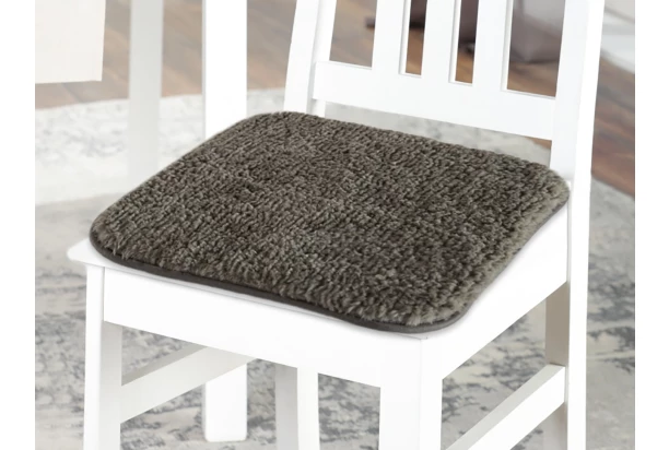Podsedák na stoličky Rabbit Teddy 38x38 cm, antracitový