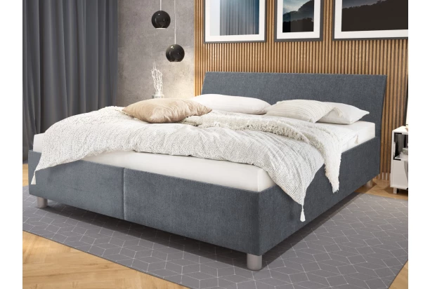 Posteľ Bali 160x200 cm, dymovo šedá látka