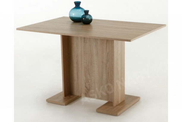 Jedálenský stôl Ines 108x68 cm, dub sonoma