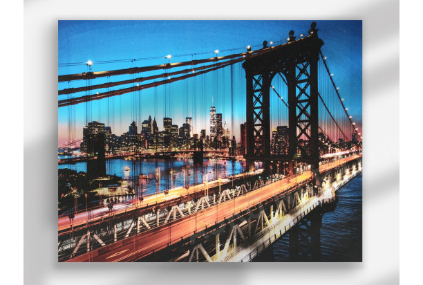 Obraz na plátne Brooklyn Bridge, 40x50 cm