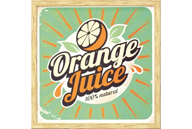 Obraz na stenu Mio 30x30 cm, Orange Juice