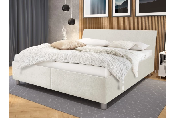 Posteľ Bali 180x200 cm, krémová látka