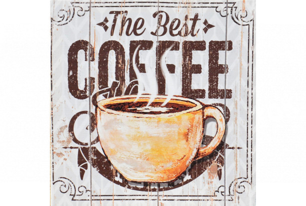 Obraz na plátne The Best Coffee, 28x28 cm