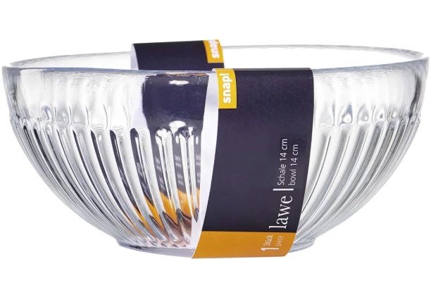 Sklenená miska Lawe, 14 cm
