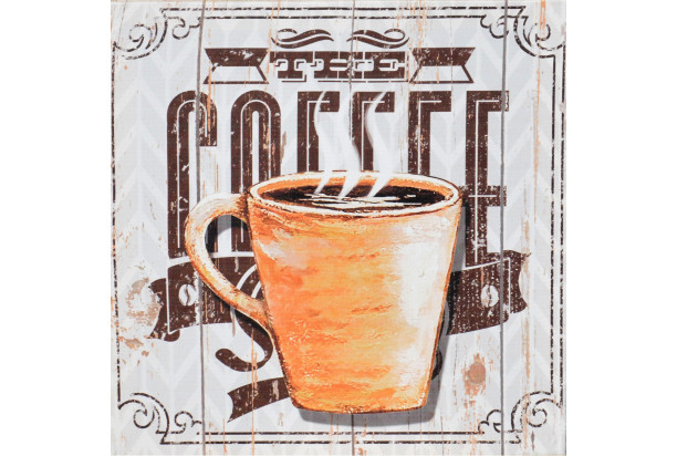 Obraz na plátne The Coffee, 28x28 cm