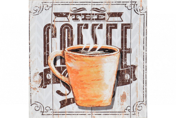 Obraz na plátne The Coffee, 28x28 cm