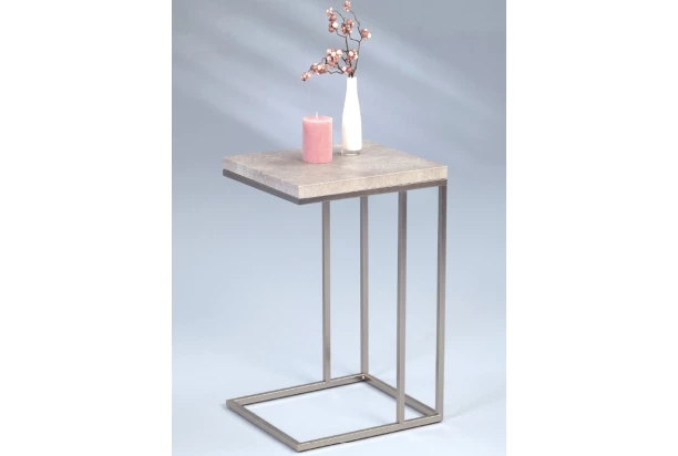 Odkladací stolík Guido, šedý beton