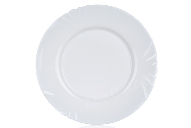 Mělký talíř Cadix 25 cm, biely