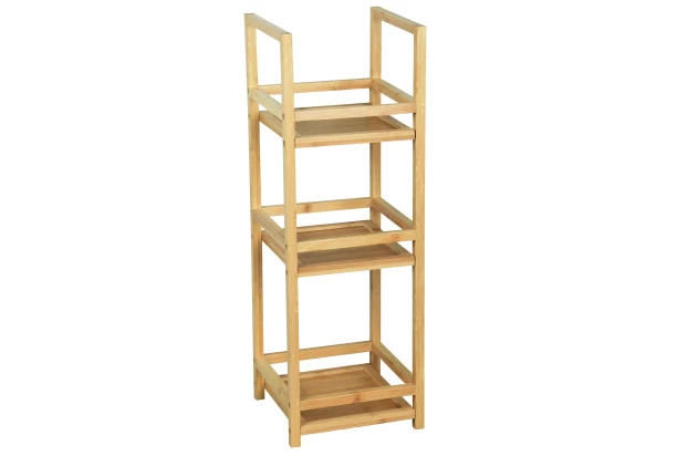 Regál s 3 priehradkami Tadeas, bambus