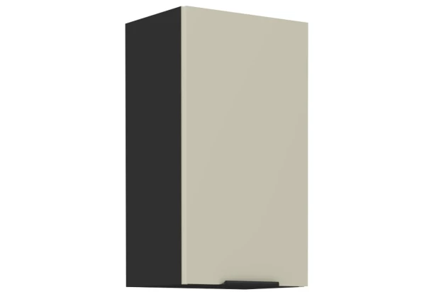 Horná kuchynská skrinka Arona, 40 cm, kašmírová/čierna