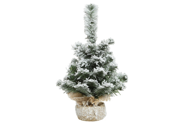 Vianočný zasnežený stromček malý, 35 cm