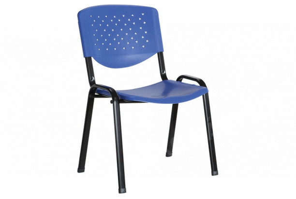Konferenčná stolička Rufo, modrá