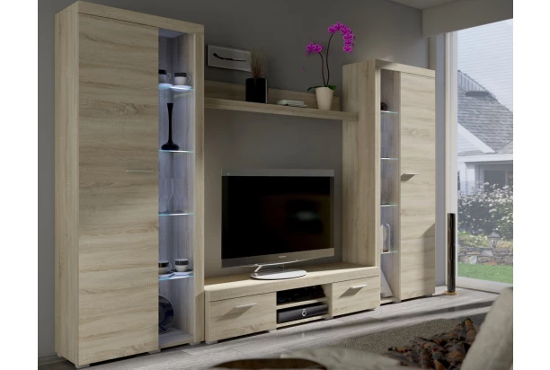 Obývacia stena Flamenco XL, dub sonoma