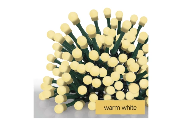 Vianočná reťaz LED 8 m, teplá biela