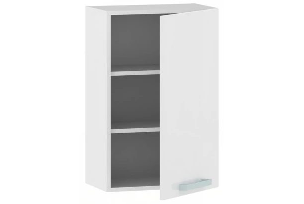 Horná kuchynská skrinka One EH45, pravá, biely lesk, šírka 45 cm