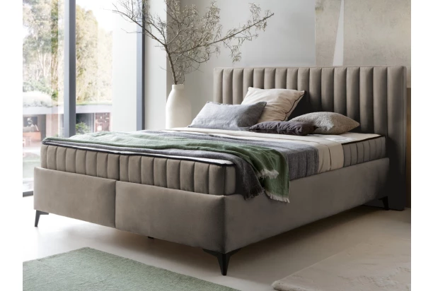 Posteľ Joy 180x200 cm, bežová látka