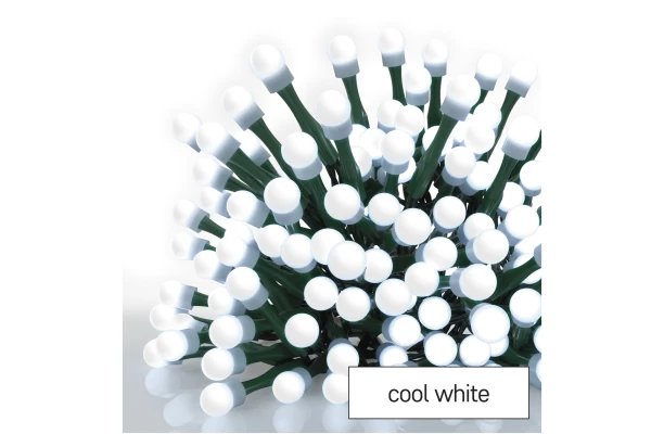 Vianočná reťaz LED 8 m, studená biela