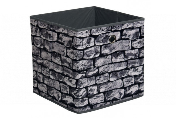 Úložný box FB5201, motív kamenný múr