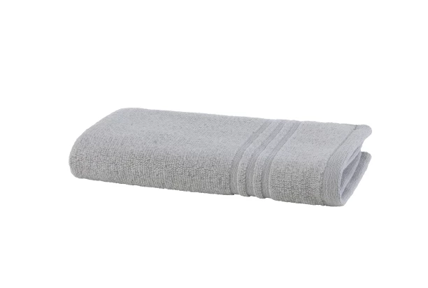 Froté uterák pre hostí Kira 30x50 cm, strieborný