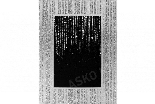 Fotorámik sklenený 13x18 cm, strieborný trblietavý