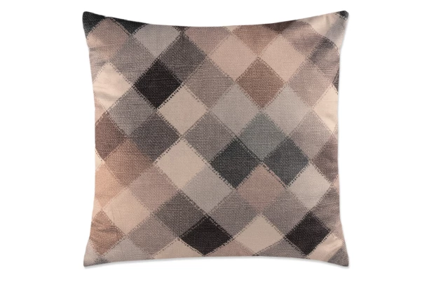 Dekoračný vankúš Monika 60x60 cm, hnedý