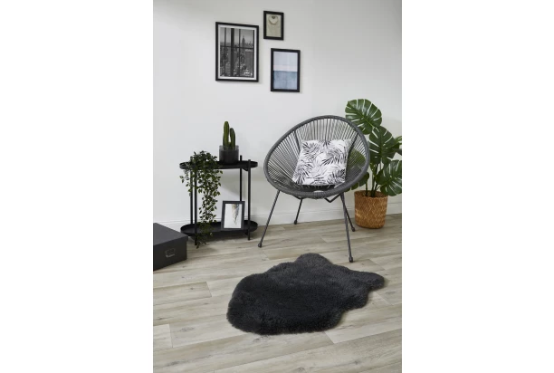 Umelá kožušina Alpa 50x80 cm, antracit