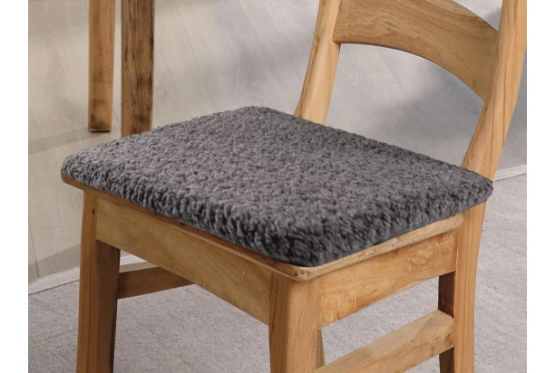 Podsedák na stoličky Teddy 40x40 cm, antracitový