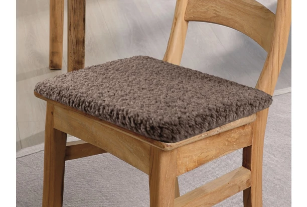 Podsedák na stoličku Teddy 40x40 cm, hnedý