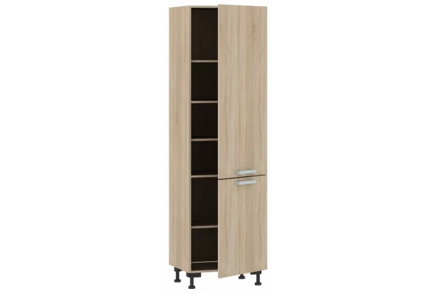Vysoká kuchynská skriňa One PO60D, dub sonoma, šírka 60 cm