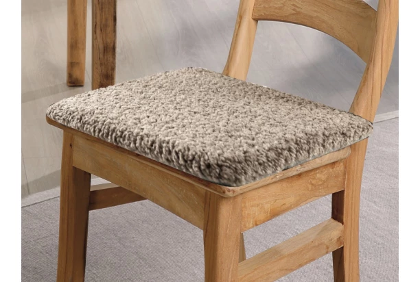 Podsedák na stoličku Teddy 40x40 cm, taupe