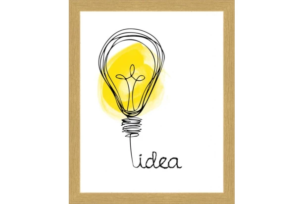 Rámovaný obraz Idea, 20x25 cm
