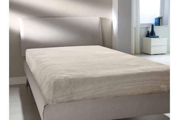 Prestieradlo Elias 90-100x200 cm, cashmere touch, béžové