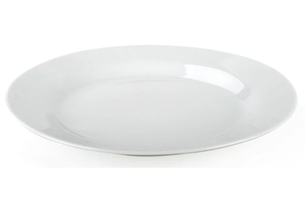 Plytký tanier Larry 24 cm, biely