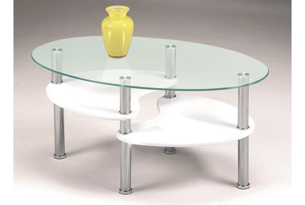 Konferenčný stolík Panty, biely