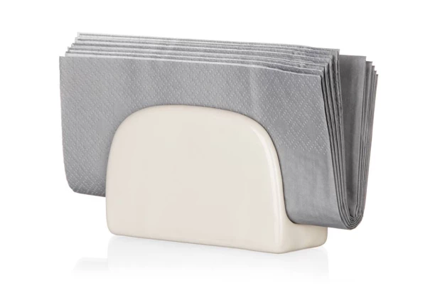 Stojanček na obrúsky Natural 11x7 cm, ivory