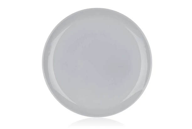 Plytký tanier Diwali 25 cm, šedé sklo