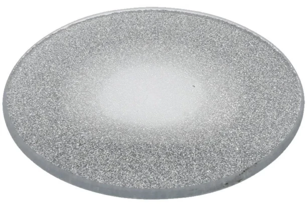 ianočný tanier Strieborné trblietky, 15 cm