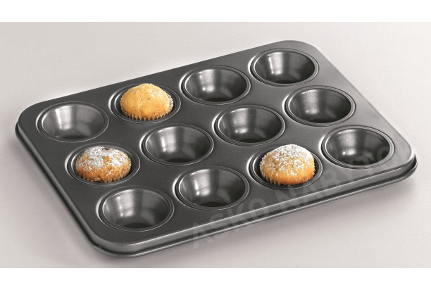 Forma na pečenie na 12 muffinov 24x2x18 cm