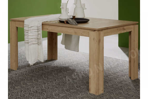 Rozkladací jedálenský stôl Universal 160x90 cm, dub Wotan