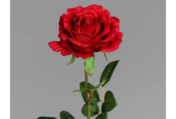 Umelá kvetina Ruža 58 cm, červená