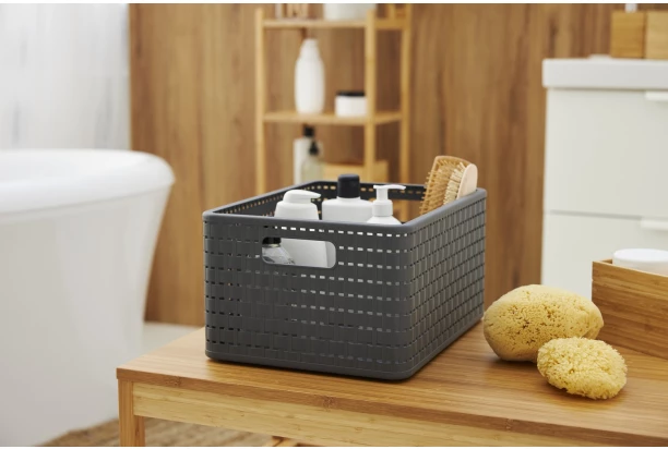 Úložný košík Country 18 l, antracitový