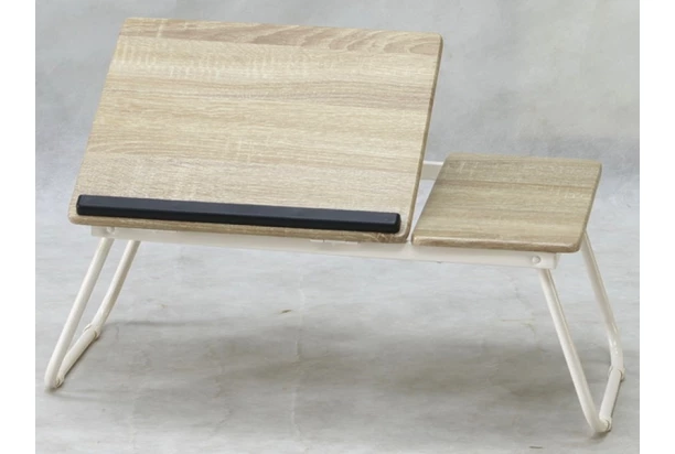 Polohovateľný prenosný stolík Laptop, dub Sonoma