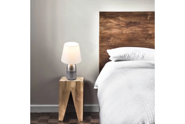 Stolná lampa Eugen, biela