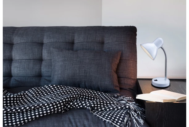 Stolná lampa Basic, biela