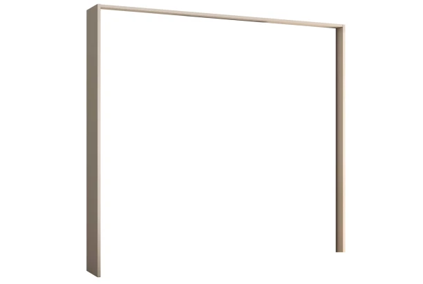 Paspartový rám k šatníkovej skrini Kulmbach, 278 cm, béžový