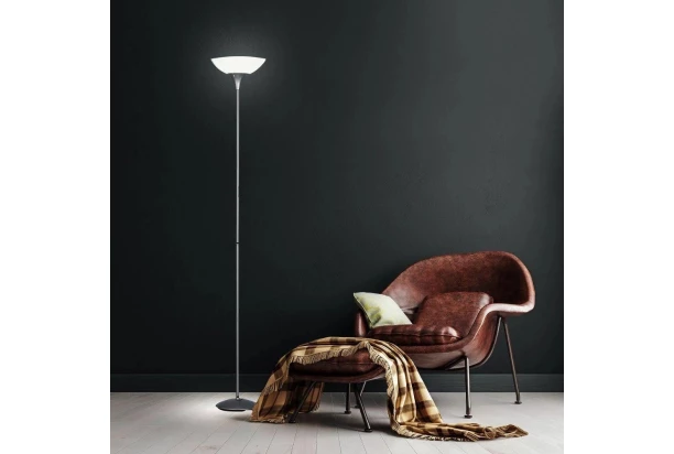 Stojaca lampa Bill, biela