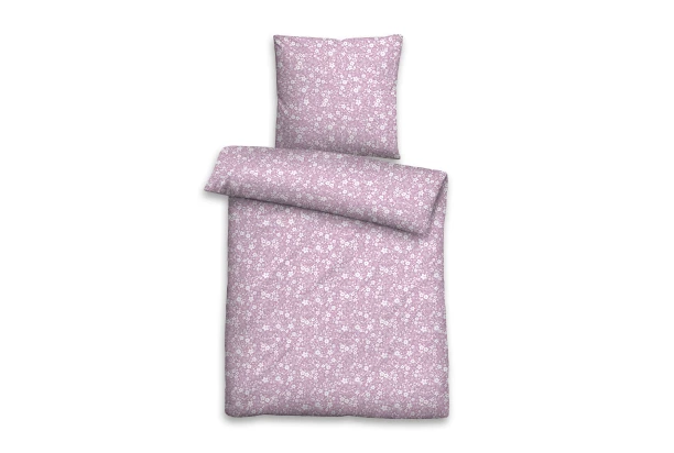 Obliečky seersucker Orchidej 140x200 cm, ružovo-fialové