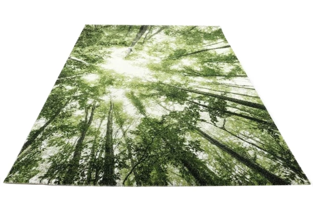 Koberec Belis 80x150 cm, zelený les