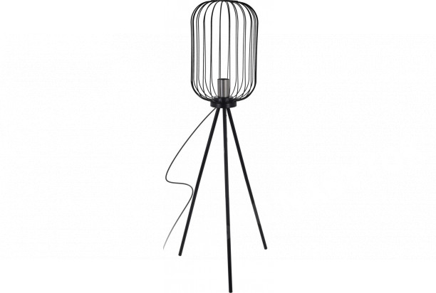 Stojacia lampa Loft 102 cm čierna